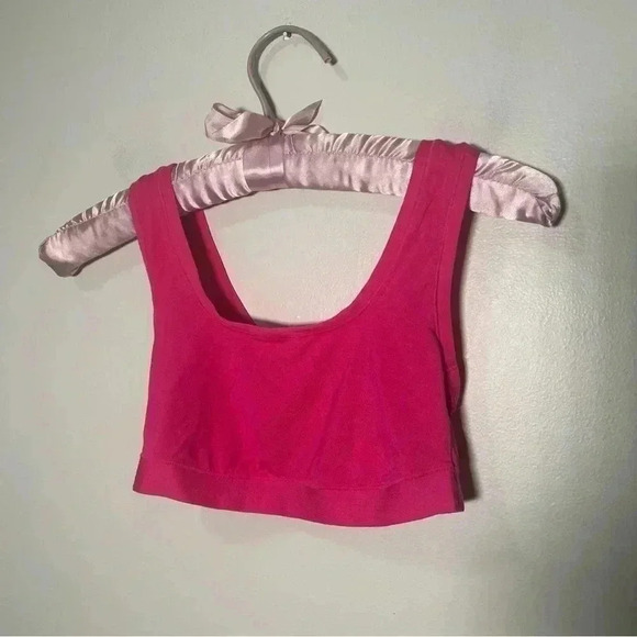 NWOT DKNY  Barbie Pink Cotton Bralette S - Picture 2 of 6